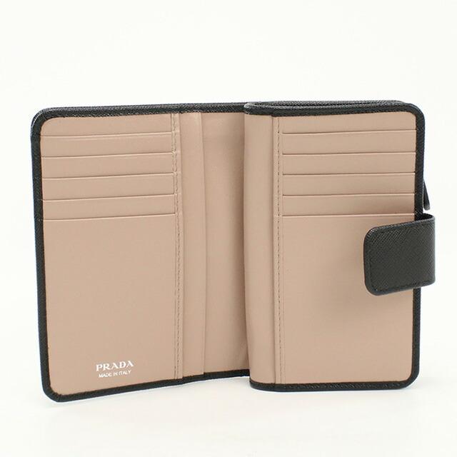 PRADA（プラダ） 中古 二折財布 レディース ブランド サフィアーノ