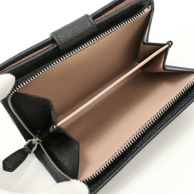 PRADA（プラダ） 中古 二折財布 レディース ブランド サフィアーノ