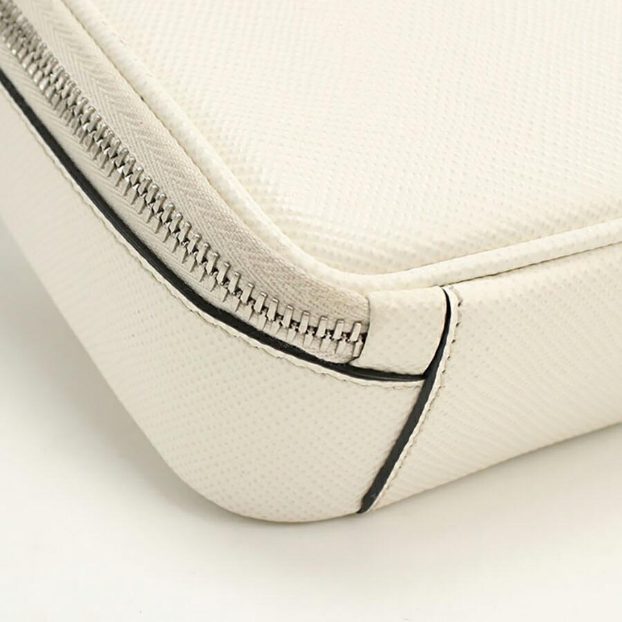 PRADAプラダ 三角ロゴ メンズ ショルダーバッグ サフィアーノ 白タグ PRADA（プラダ） 中古 斜め掛け ショルダーバッグ メンズ ブランド