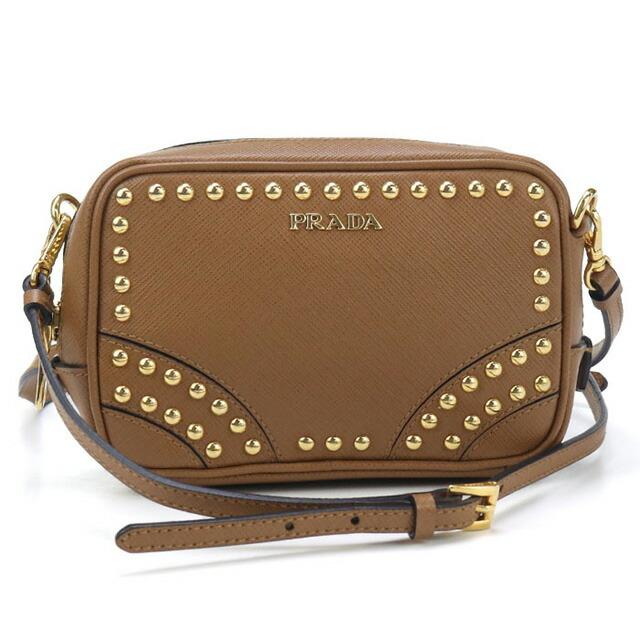♦️美品　プラダ　2WAYレザー ショルダーバッグ　ダークブラウン PRADA（プラダ） 中古 斜め掛け ショルダーバッグ レディース ブランド