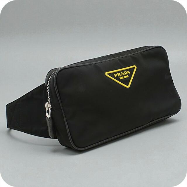 【未使用】PRADA プラダ　2VL977 ブラック　ボディバック PRADA（プラダ） 中古 ボディバッグ メンズ ブランド ベルトバッグ