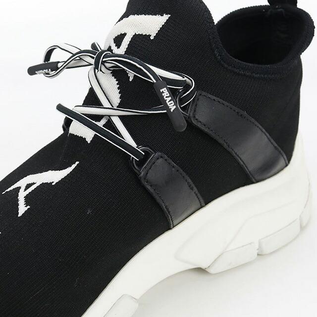 PRADA（プラダ） 中古 スニーカー メンズ ブランド ロゴ ブラック