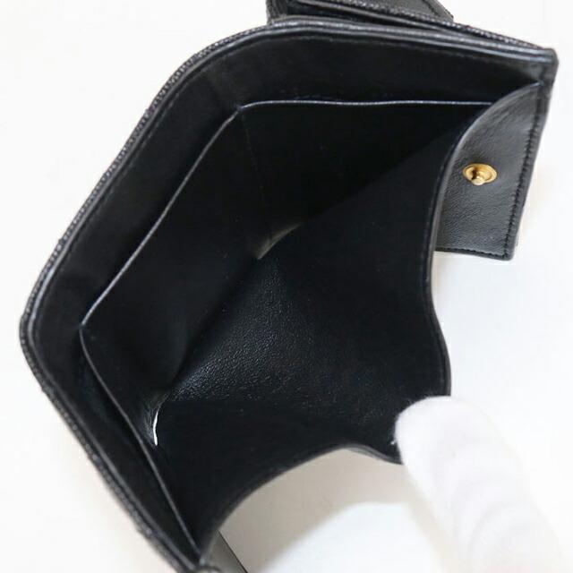 SAINT LAURENT 中古 サンローラン 三つ折り財布 レディース ブランド