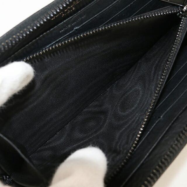 SAINT LAURENT 中古 サンローラン 長財布ラウンドファスナー