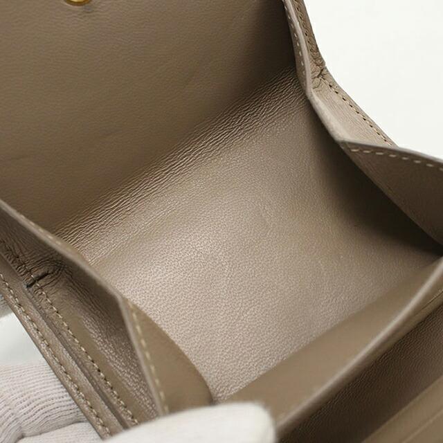 Saint Laurent　カサンドラ　三つ折り　ベージュ サンローランパリ 三つ折り財布 カサンドラ マトラッセ マルチ