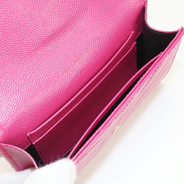 SAINT LAURENT 中古 サンローラン 名刺入れ コンパクト レディース