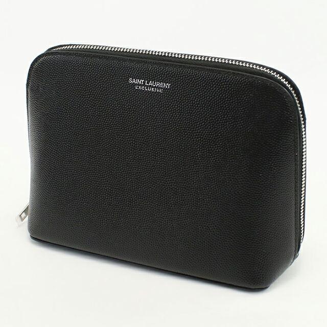 【週末セール！】サンローラン SAINT LAURENT ブラック ボディバッグ SAINT LAURENT 中古 サンローラン ポーチ ユニセックス ブランド