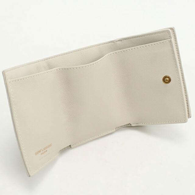 SAINT LAURENT 中古 サンローラン 三折財布 レディース ブランド