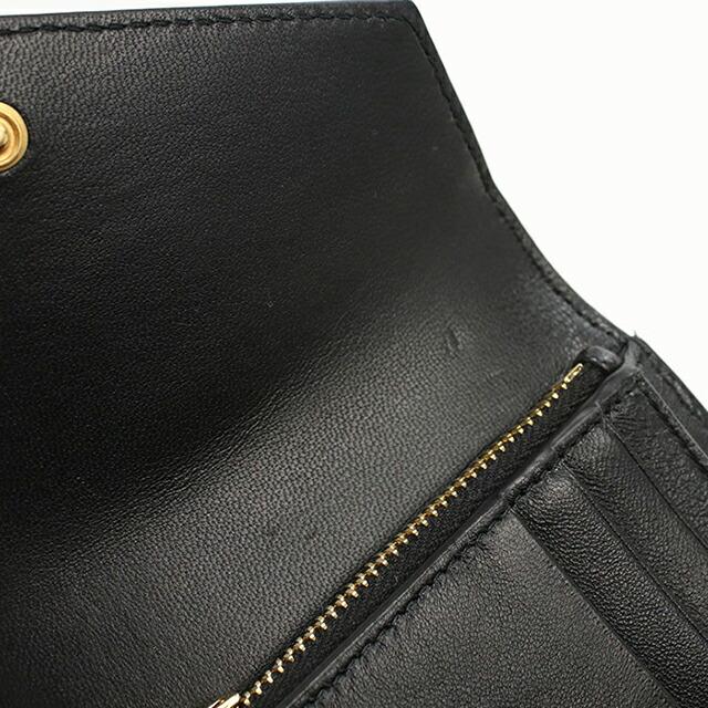 Saint Laurent サンローラン/三つ折りコンパクトウォレット/403943/Aランク/76【中古】 SAINT LAURENT サンローラン 3つ折り財布 モノグラム コンパクト
