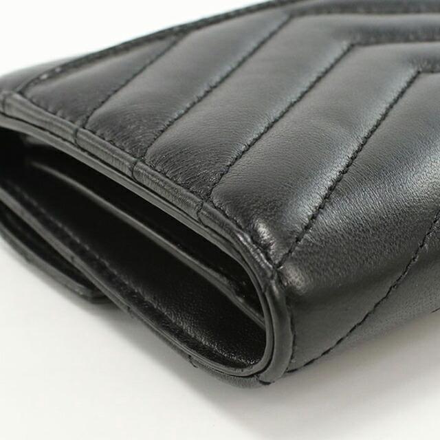 SAINT LAURENT 中古 サンローラン 三つ折り財布 レディース ブランド