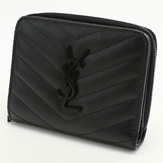 SAINT LAURENT 中古 サンローラン 二つ折り財布 レディース ブランド