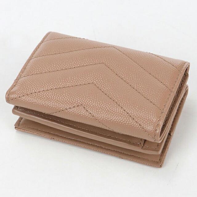 SAINT LAURENT 中古 サンローラン 三つ折り財布 レディース ブランド