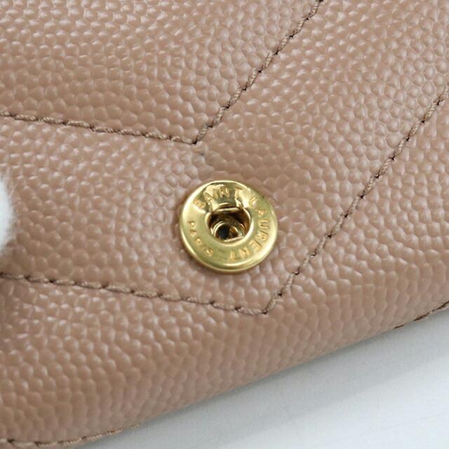 SAINT LAURENT 中古 サンローラン 三つ折り財布 レディース ブランド