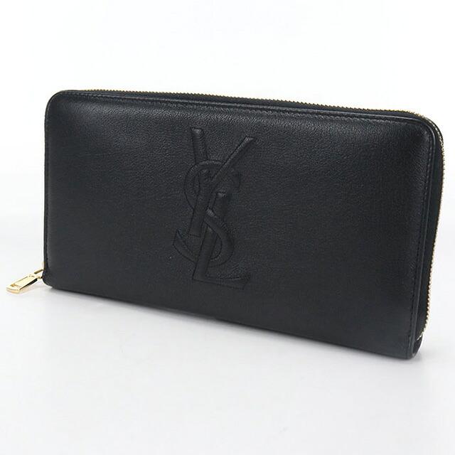 サンローラン フルジップウォレット モノグラム 352907 長財布ラウンドファスナー SAINT LAURENT 中古 サンローラン 長財布ラウンドファスナー