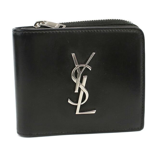 SAINT LAURENT 中古 サンローラン 二つ折り財布 二折財布 メンズ