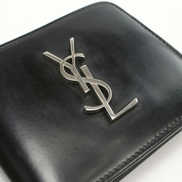 SAINT LAURENT 中古 サンローラン 二つ折り財布 二折財布 メンズ