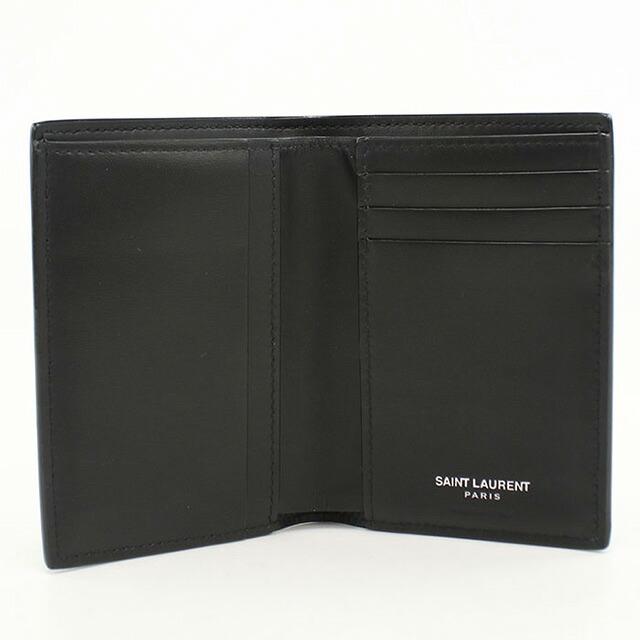 SAINT LAURENT 中古 サンローラン 二つ折り財布 二折財布 メンズ