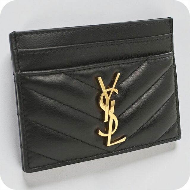 ✨美品✨サンローラン　マネークリップ　二つ折り　カサンドラ　YSL カードケース SAINT LAURENT 中古 サンローラン カードケース レディース ブランド