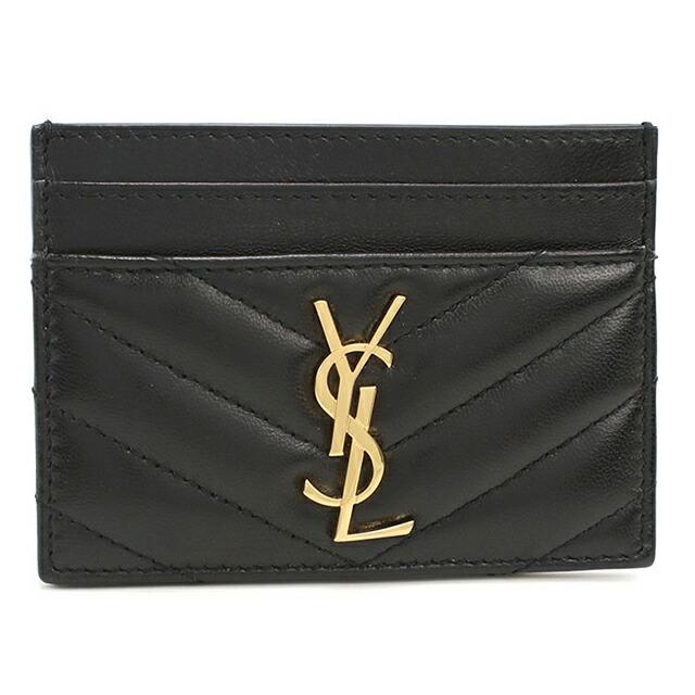 SAINT LAURENT 中古 サンローラン カードケース コンパクト レディース
