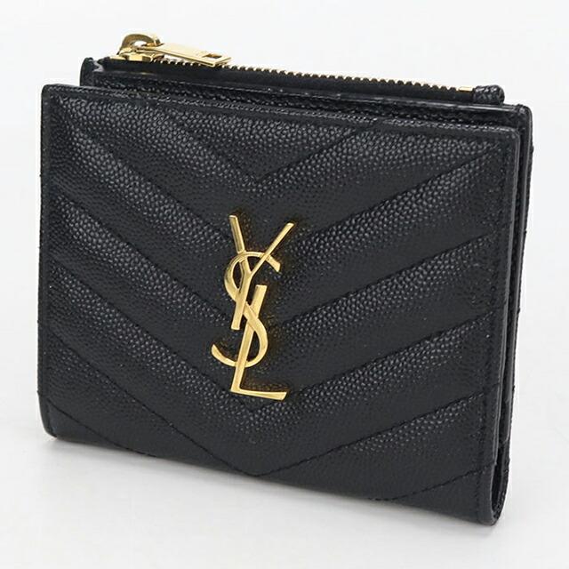 SAINT LAURENT 中古 サンローラン 二つ折り財布 二折財布 レディース