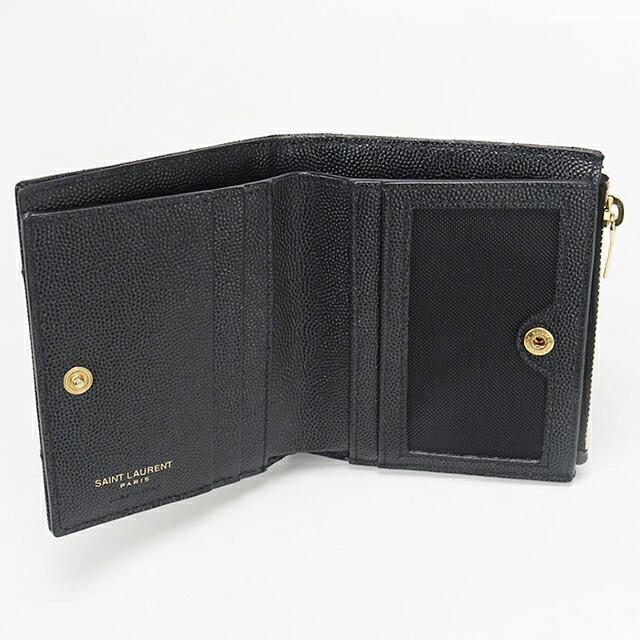 SAINT LAURENT 中古 サンローラン 二つ折り財布 二折財布 レディース