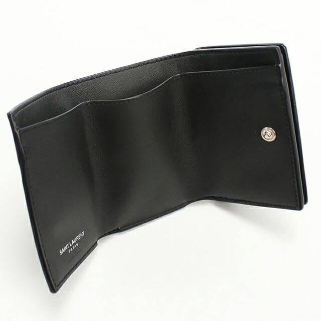 SAINT LAURENT 中古 サンローラン 三つ折り財布 三折財布 レディース