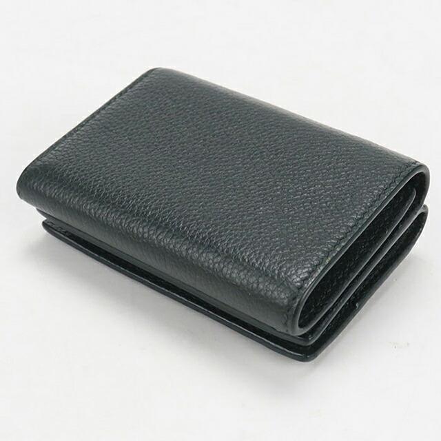 SAINT LAURENT 中古 サンローラン 三つ折り財布 コンパクト 三折財布