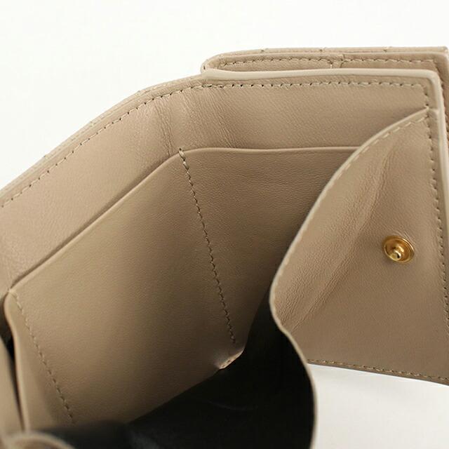 サンローラン　タイニーウォレット　三つ折り財布　中古 SAINT LAURENT 中古 サンローラン 三折財布 レディース ブランド YSL
