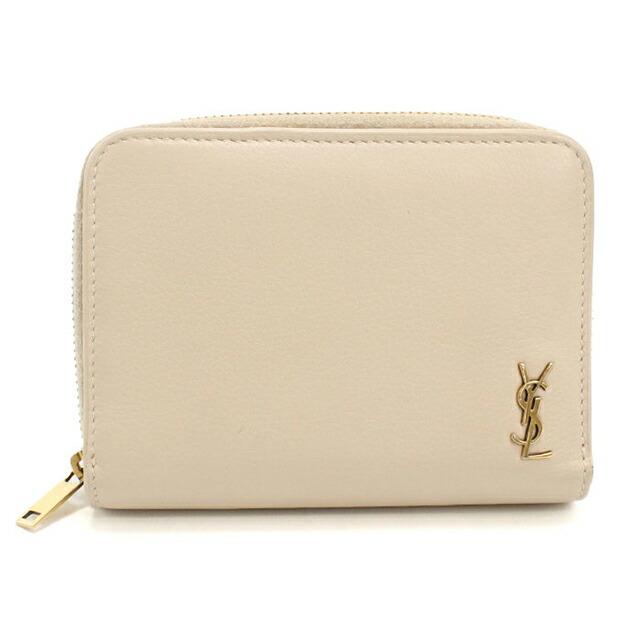 SAINT LAURENT 中古 サンローラン 二つ折り財布 コンパクト レディース