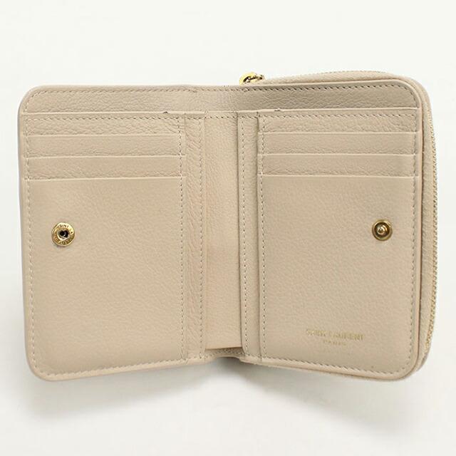SAINT LAURENT 中古 サンローラン 二つ折り財布 二折財布 レディース