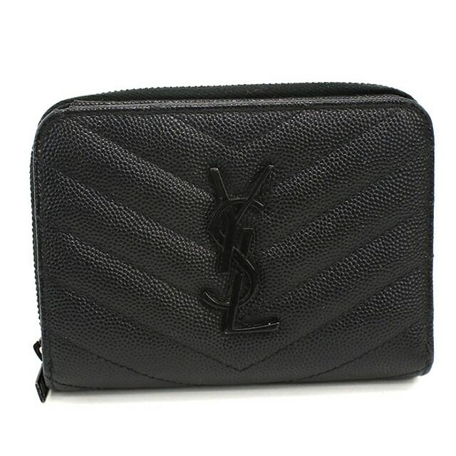 SAINT LAURENT 中古 サンローラン 二つ折り財布 レディース ブランド