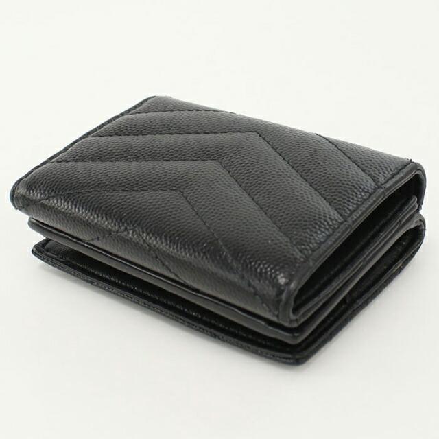 SAINT LAURENT 中古 サンローラン 三つ折り財布 三折財布 レディース