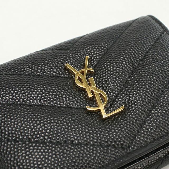 SAINT LAURENT 中古 サンローラン 三つ折り財布 三折財布 レディース