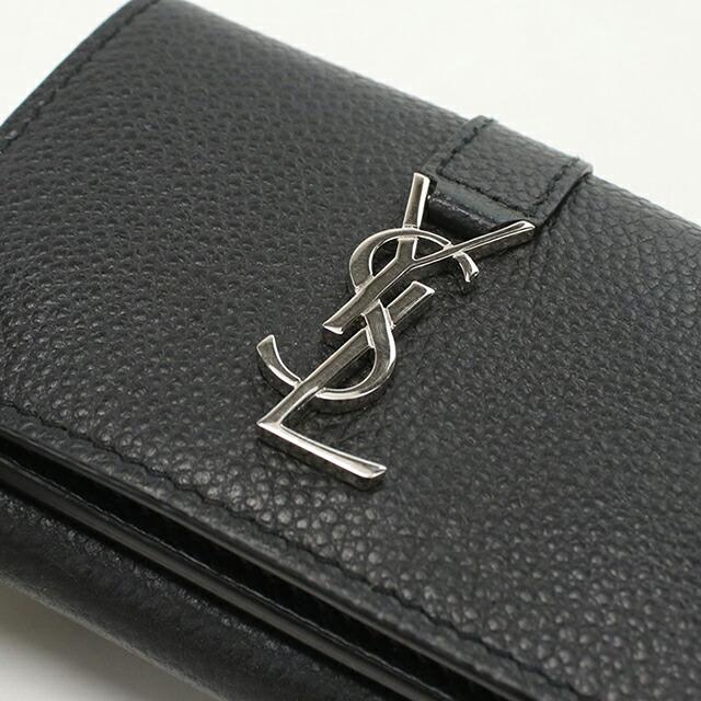 SAINT LAURENT 中古 サンローラン 三つ折り財布 三折財布 レディース