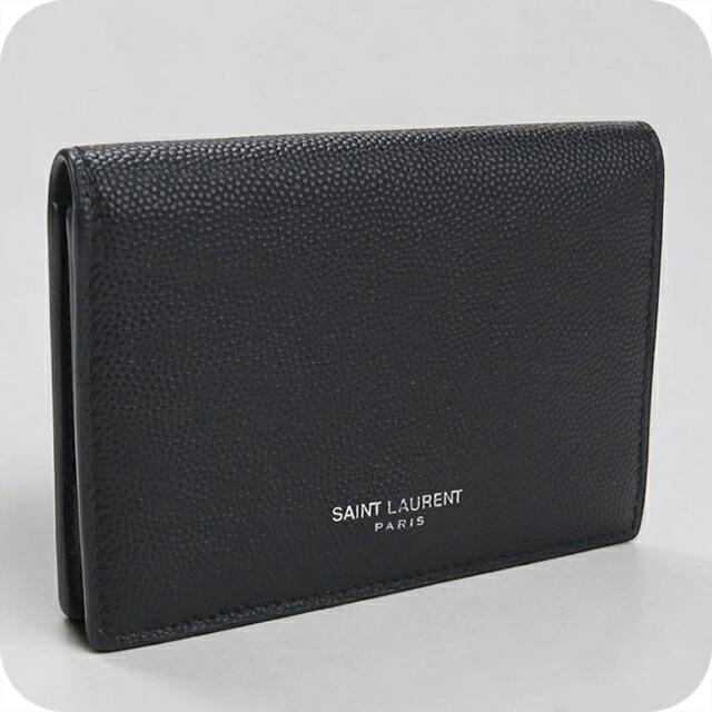 サンローラン ビジネスカードケース 469338 名刺入れ SAINT LAURENT 中古 サンローラン 名刺入れ メンズ ブランド ビジネス