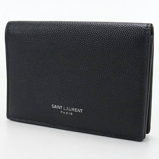 SAINT LAURENT ブラック名刺入れ　新品未使用 SAINT LAURENT 中古 サンローラン 名刺入れ メンズ ブランド ビジネス