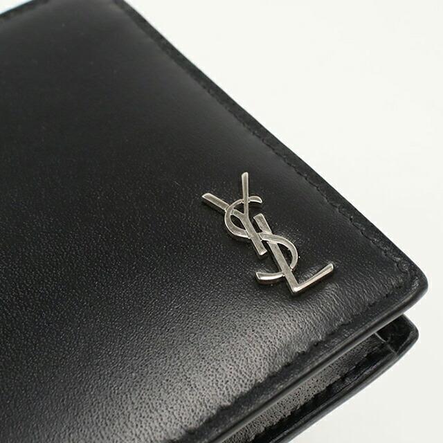 SAINT LAURENT 中古 サンローラン 二つ折り財布 コンパクト メンズ