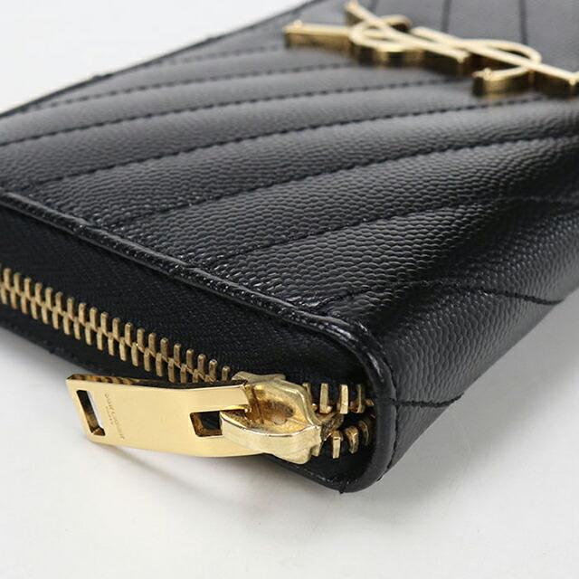 SAINT LAURENT 中古 サンローラン 長財布ラウンドファスナー