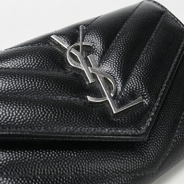 SAINT LAURENT 中古 サンローラン 二つ折り財布 二折財布 レディース
