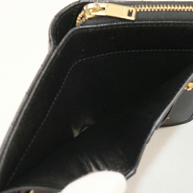 SAINT LAURENT 中古 サンローラン 二つ折り財布 コンパクト レディース