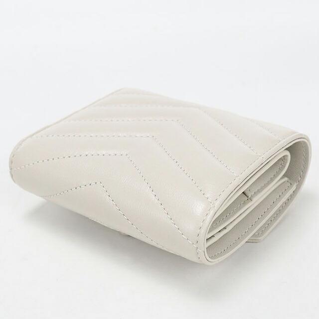 SAINT LAURENT 中古 サンローラン 三つ折り財布 コンパクト 三折財布