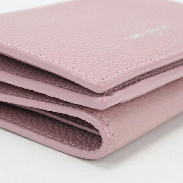 SAINT LAURENT 中古 サンローラン 三つ折り財布 コンパクト 三折財布