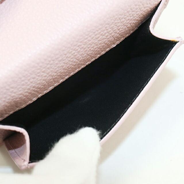 SAINT LAURENT 中古 サンローラン 三つ折り財布 コンパクト 三折財布