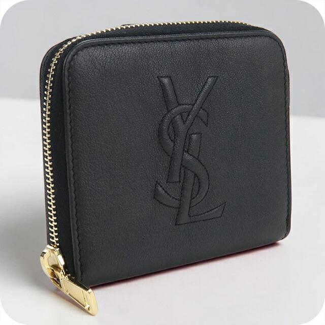 SAINT LAURENT 中古 サンローラン 二つ折り財布 二折財布 レディース