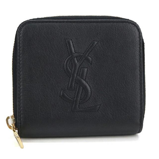 SAINT LAURENT 中古 サンローラン 二つ折り財布 二折財布 レディース