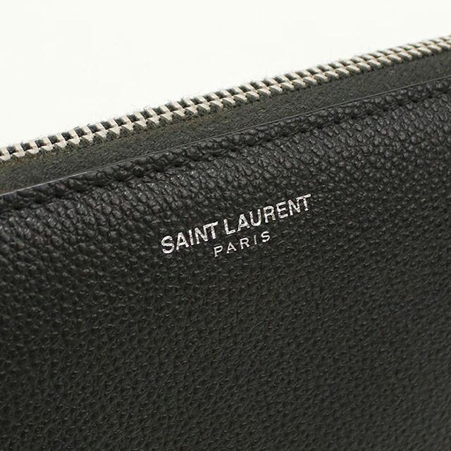 SAINT LAURENT 中古 サンローラン 長財布ラウンドファスナー メンズ