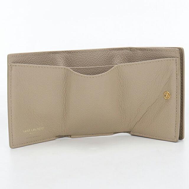 SAINT LAURENT 中古 サンローラン 三つ折り財布 三折財布 レディース