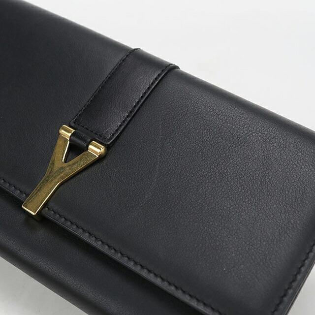SAINT LAURENT 中古 サンローラン 長財布二折 レディース ブランド Y