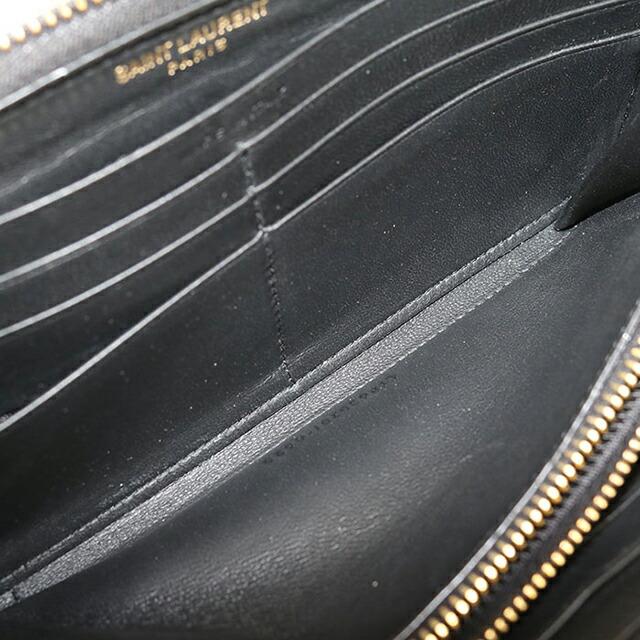 SAINT LAURENT 中古 サンローラン 長財布ラウンドファスナー
