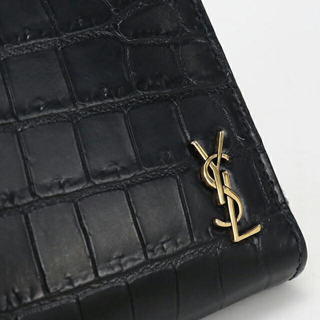 SAINT LAURENT 中古 サンローラン 長財布ラウンドファスナー